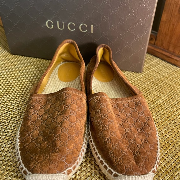 Authentic Ladies Gucci suede espadrilles - Picture 8 of 16